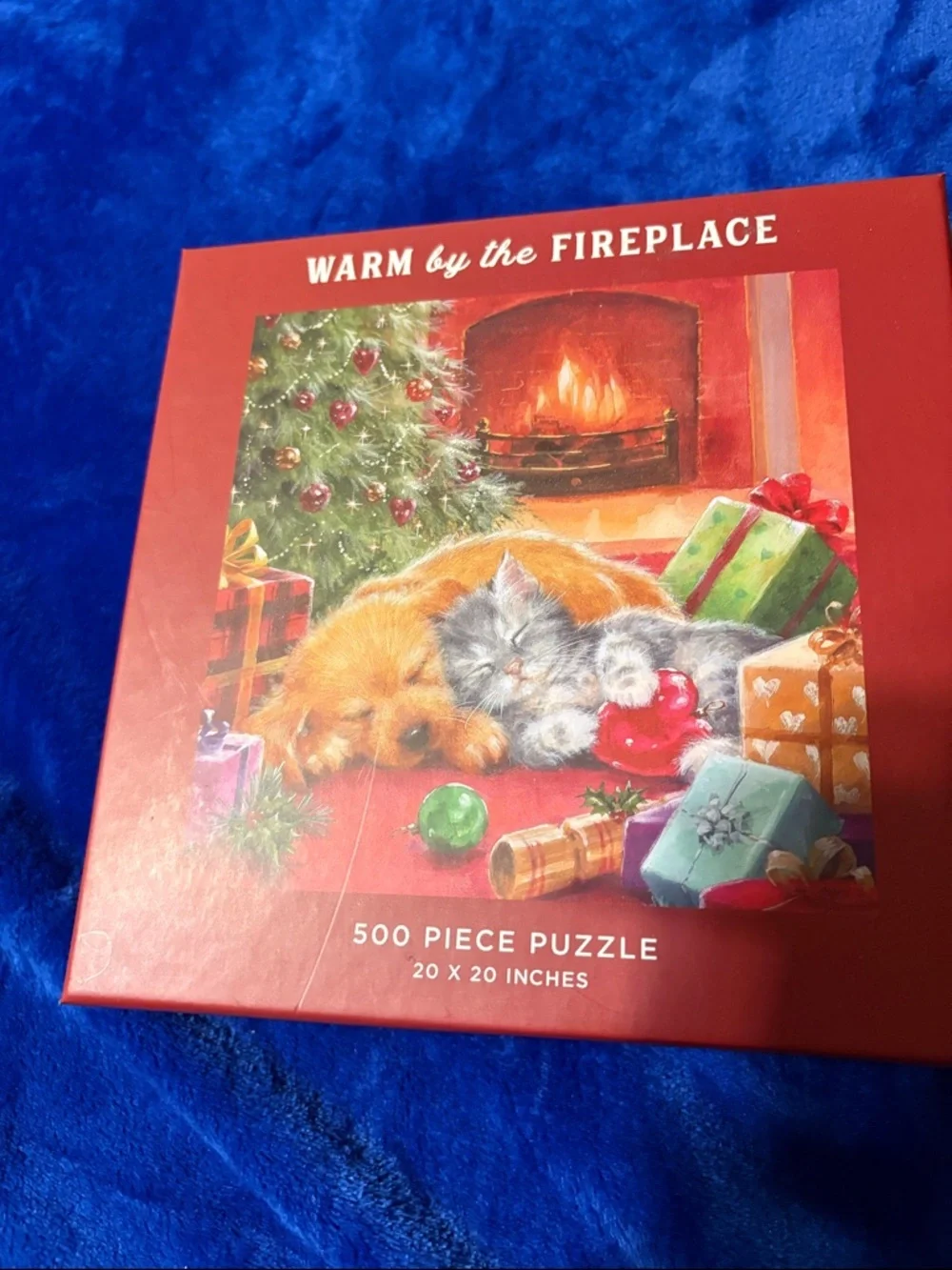 Marshalls Cozy Holiday Puzzle Box - Red, Green, Gold